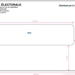 ENVELOPPE CARTE ÉLECTORALE NON PERSONNALISÉE