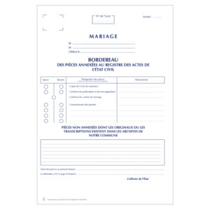 DOSSIER DE BORDEREAU