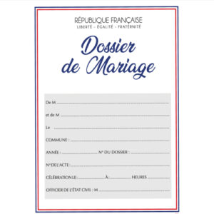 DOSSIER DE MARIAGE
