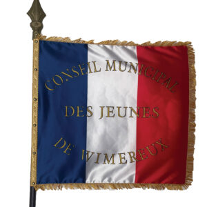 DRAPEAUX IMPRIMÉS EN SATIN