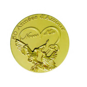 MÉDAILLE DE NOCES D'OR ET DE MARIAGE