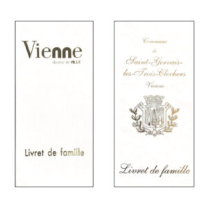 LIVRET DE FAMILLE PERSONNALISÉ MARQUAGE DORÉ OU ARGENT