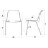 Dimensions chaise Naples