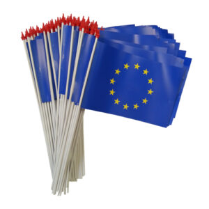 DRAPEAUX À MAIN CEE PAPIER INDECHIRABLE