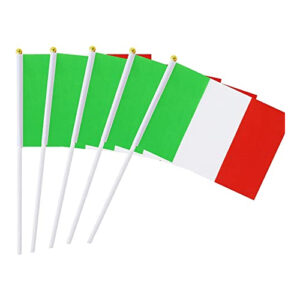 DRAPEAUX À MAIN PAYS EUROPÉEN PAPIER INDÉCHIRABLE