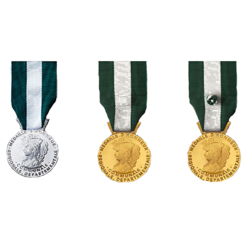 MÉDAILLE RÉGIONALE, DÉPARTEMENTALE ET COMMUNALE