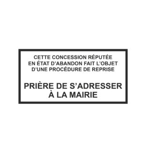 ADHESIFS POUR PIQUET DE CIMETIERE