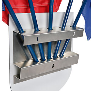 ÉCUSSONS PORTE-DRAPEAUX CHÂSSIS EN ALUMINIUM