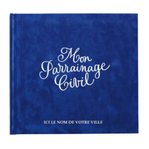 LIVRE DU PARRAINAGE CIVIL VELOURS