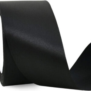 ROULEAU DE RUBAN SATIN NOIR