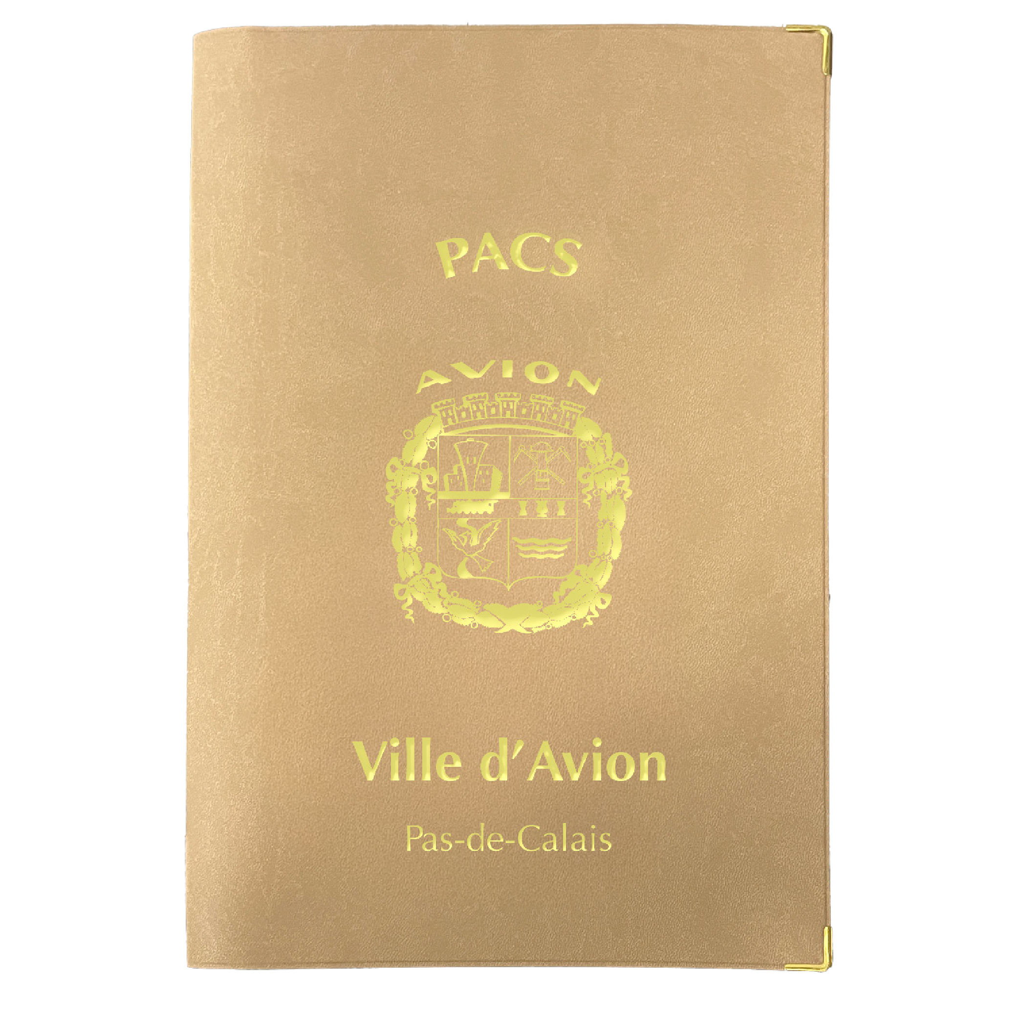 POCHETTE SIMILI CUIR DU PACS PERSONNALISÉ