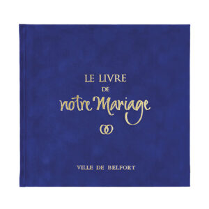 LIVRE D'OR DE NOTRE MARIAGE VELOURS