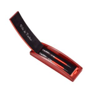PARURE STYLO EN BOIS DE ROSE JLG