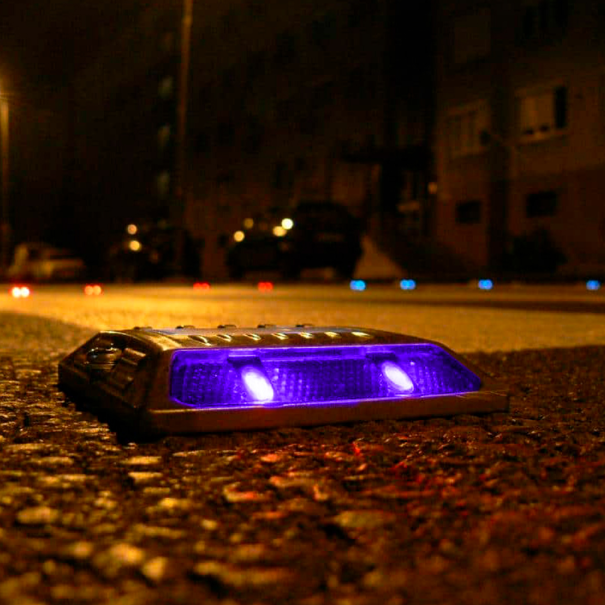 PLOT SOLAIRE LED BLEUE – Image 2